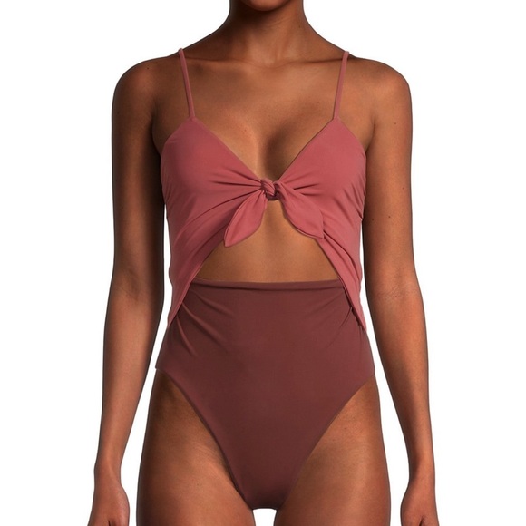 Veronica Beard Aniston Cutout One-Piece Swimsuit XS 248$ - Picture 5 of 9